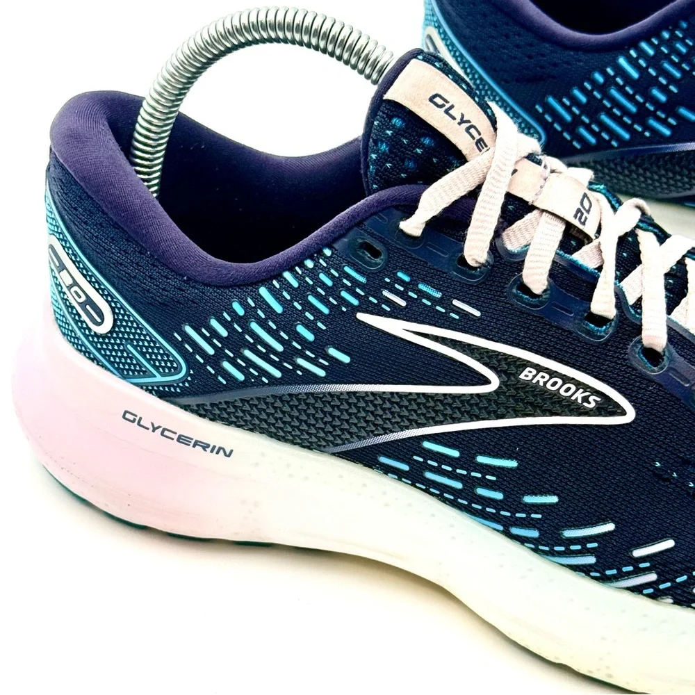 Brooks Women's Running Shoes - Navy‎ with Light Pink
